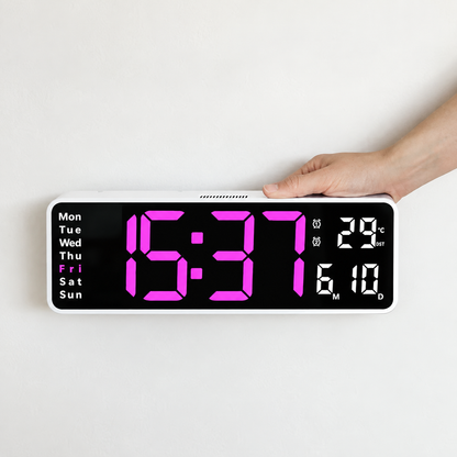 Large Display Digital Wall Clock
